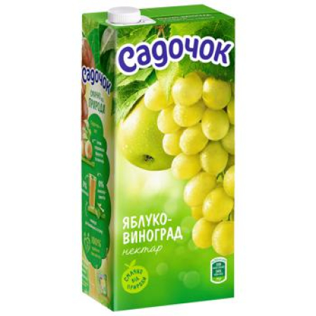 Juice Sadochok Apple-grapes 950 ml