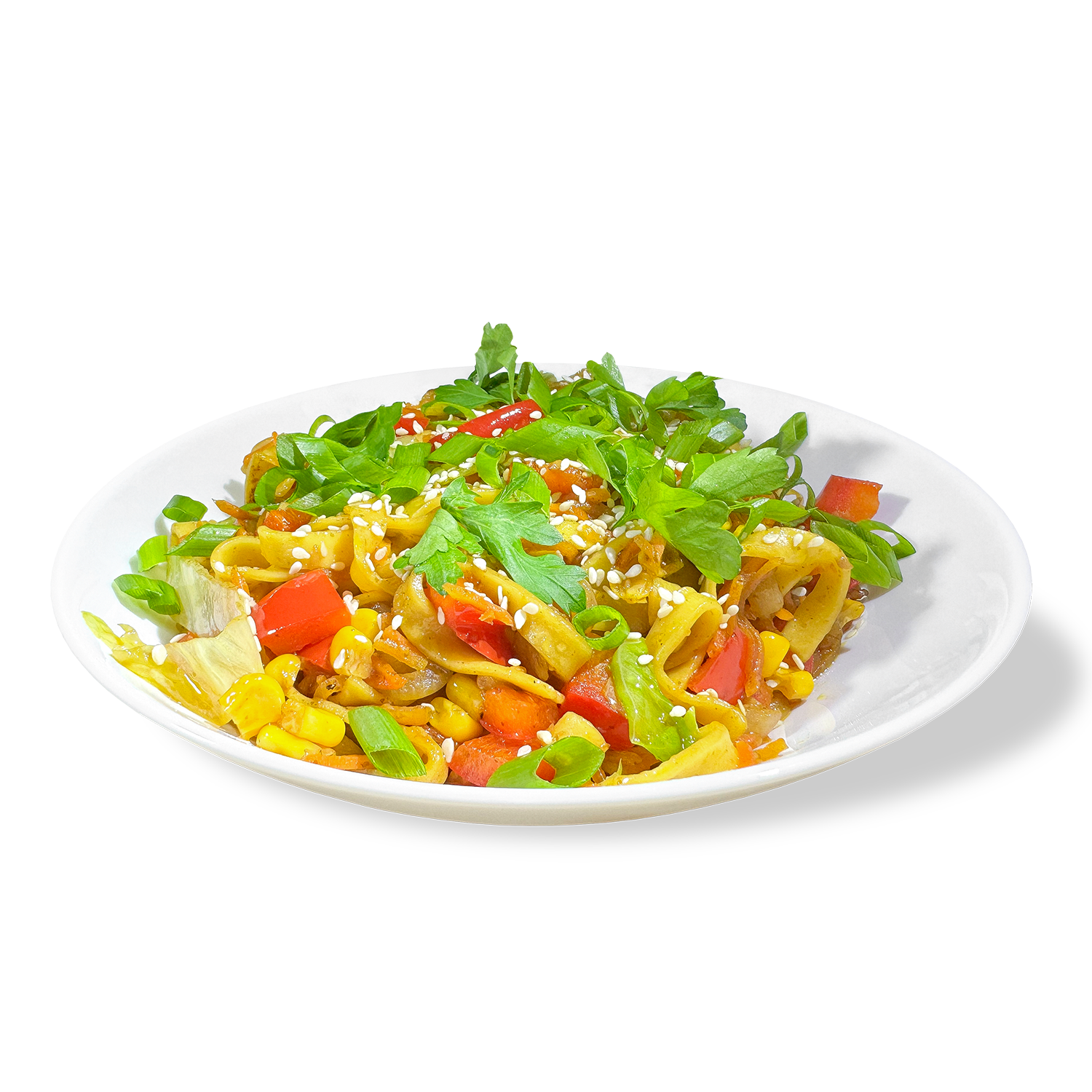 Лапша Wok с овощами