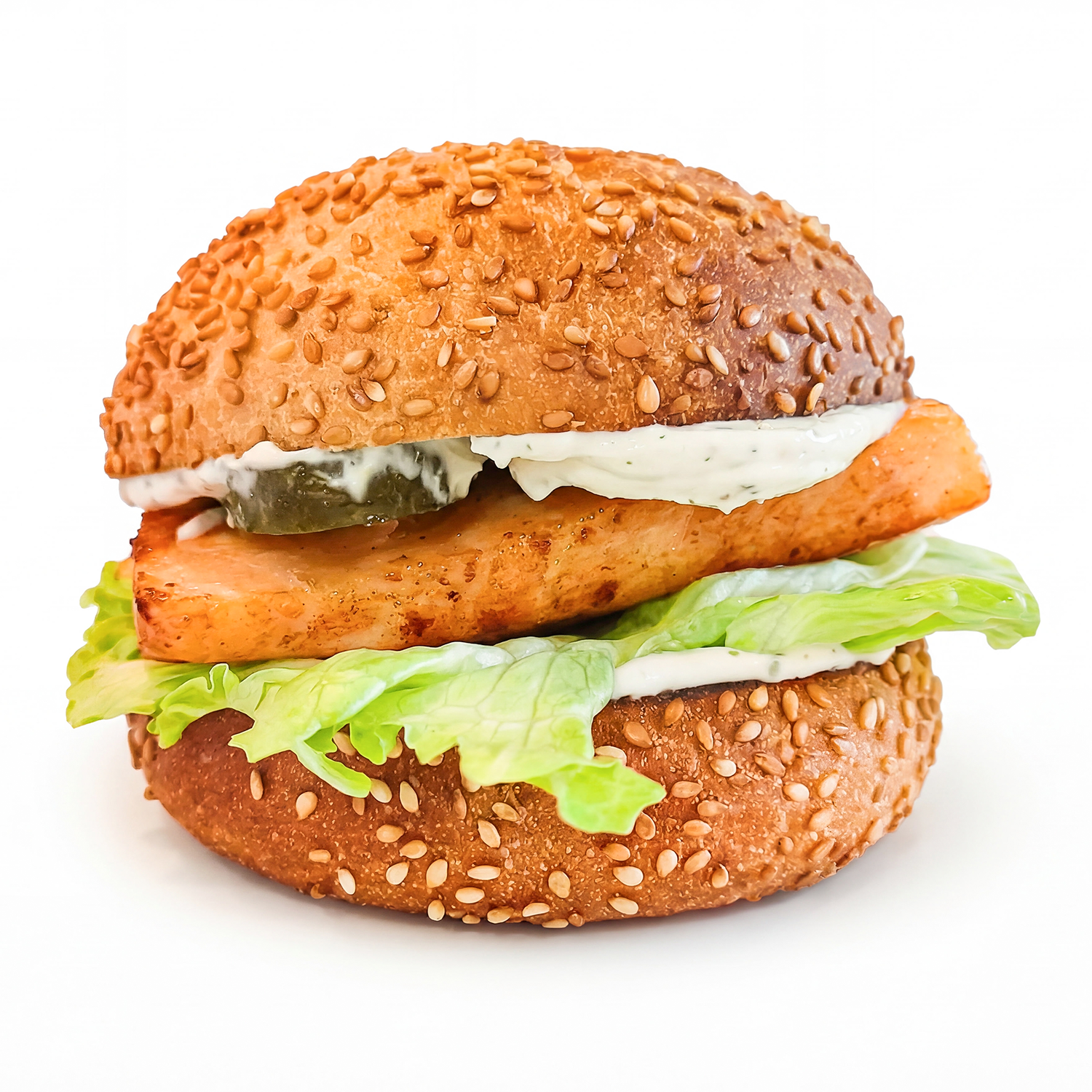 Бургер з лососем