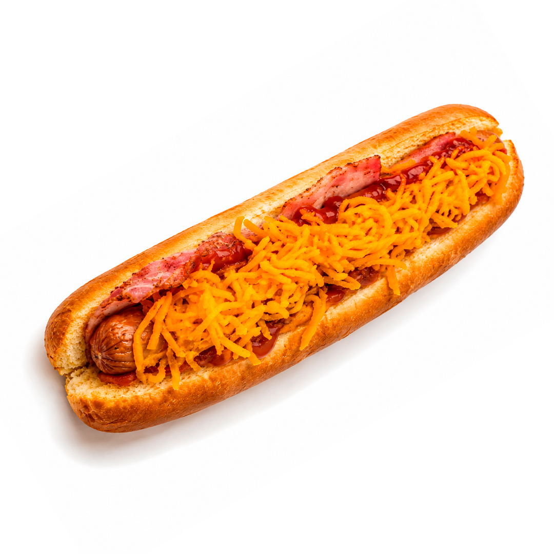 Homemade hot dog